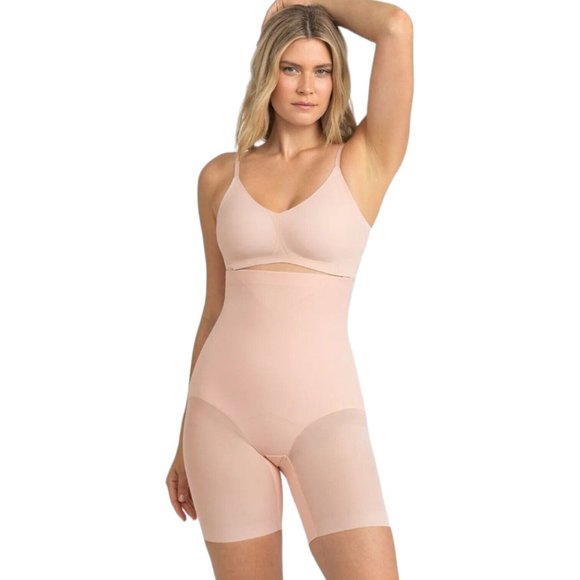 NWT Honeylove Super Power Short HLSW03 Rose Tan Size 2X Shapewear NO Straps - Picture 1 of 10